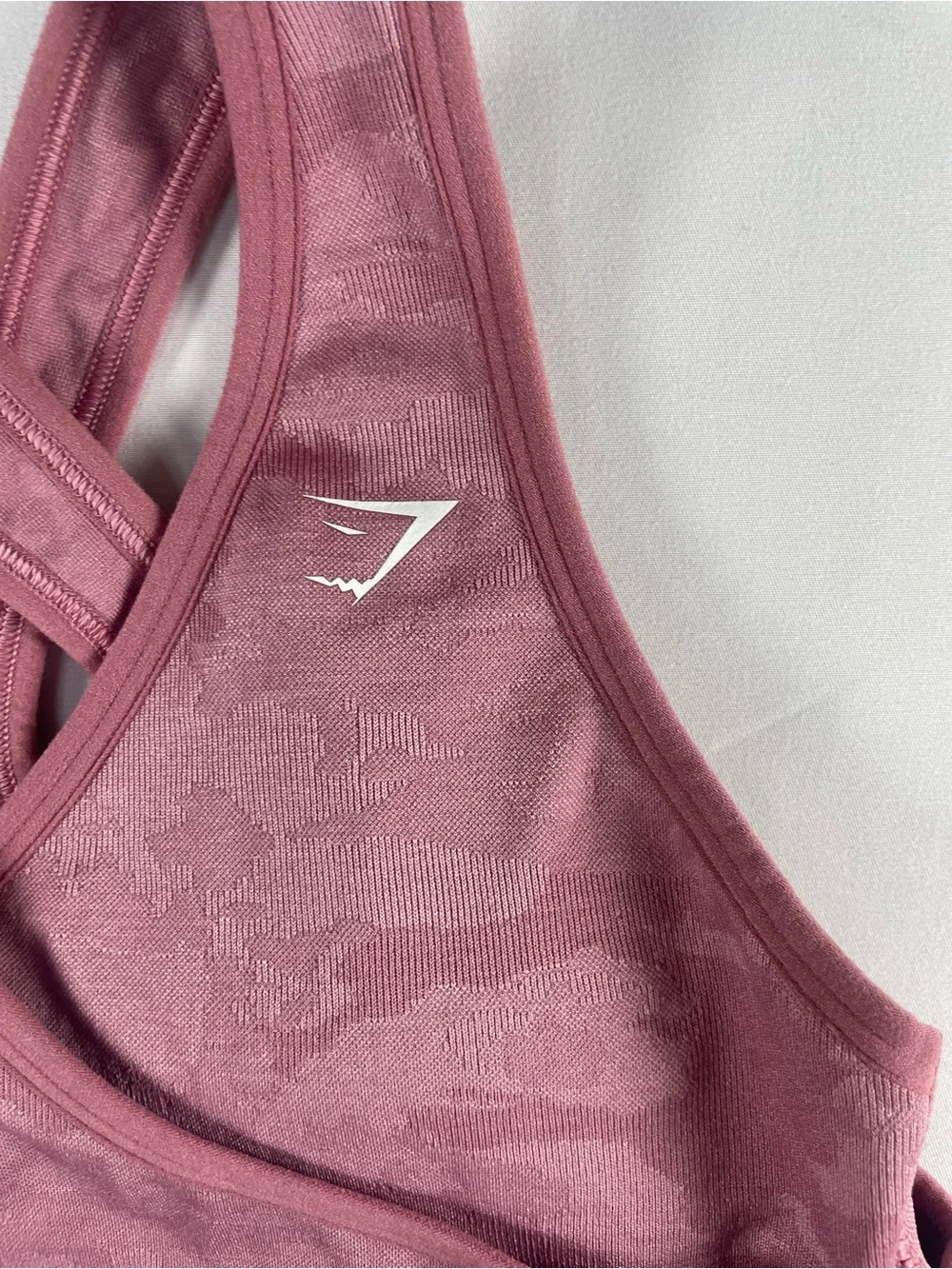Gymshark Dusty Mauve Cross-Back Sports Bra